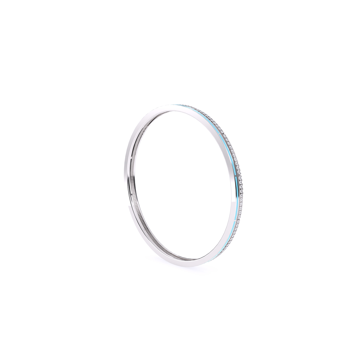Fancy Lab Grown Diamond Bangle
